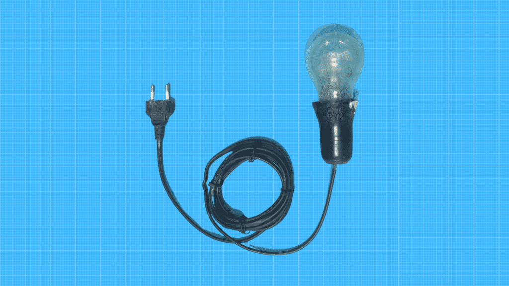 light bulb as voltage tester