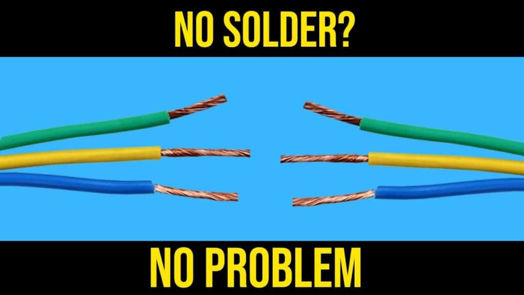 how to fix a broken wire without soldering