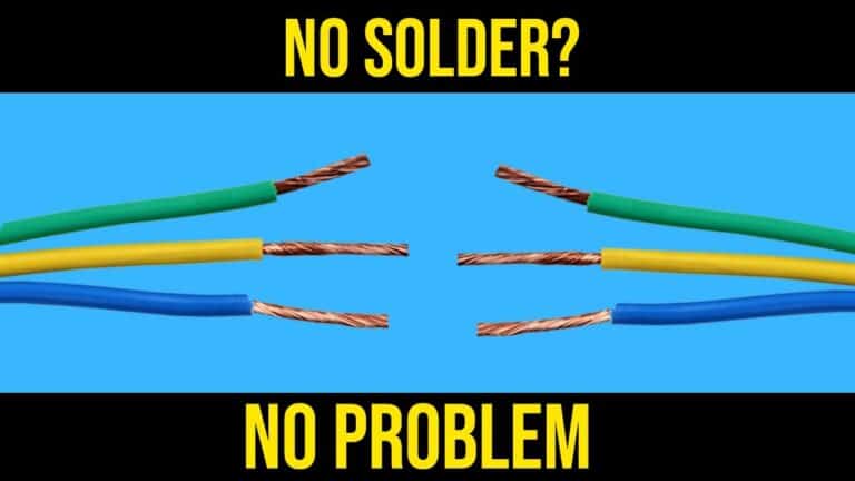 How to fix a broken wire without soldering