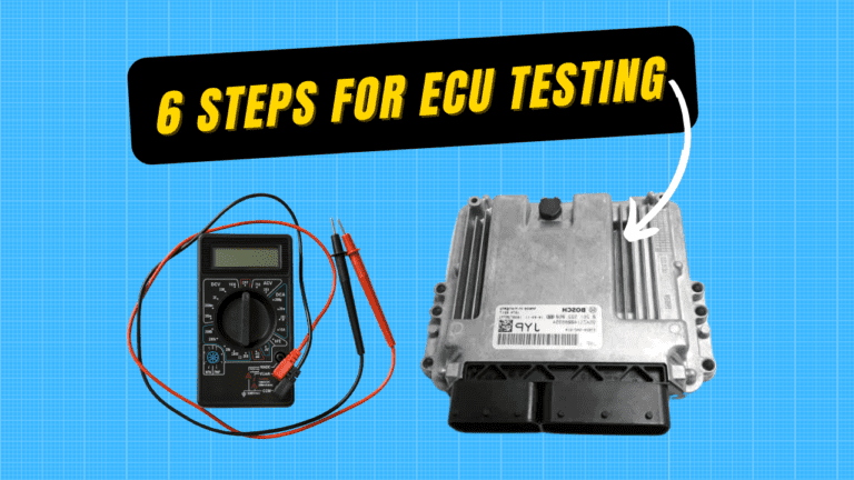 How to test an ECU with a multimeter