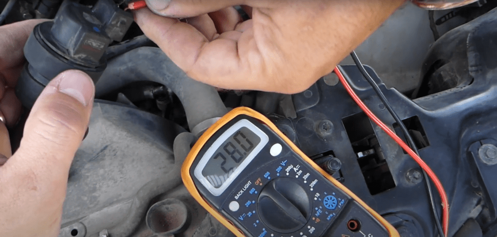 How to test purge valve with multimeter
