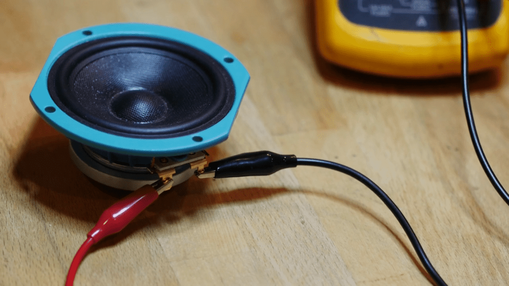 how to test speaker output with multimeter