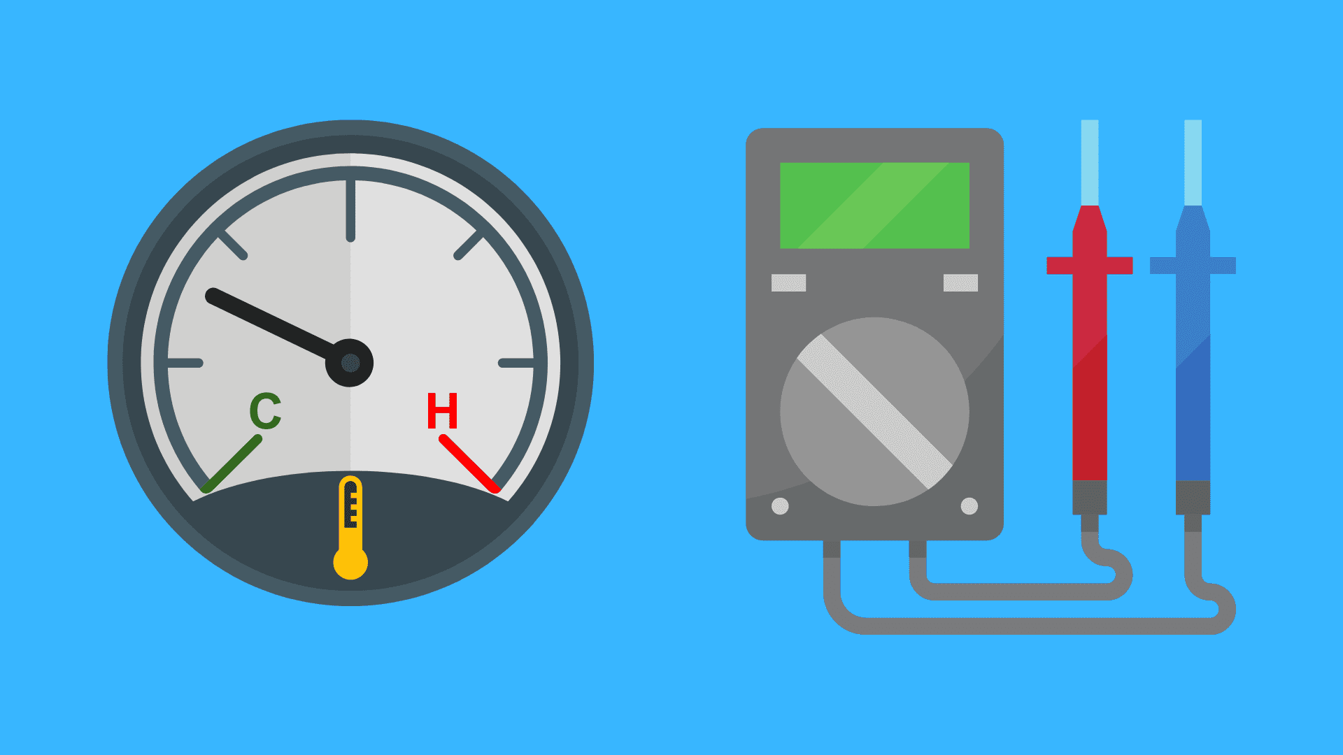 How to test a temperature gauge with a multimeter