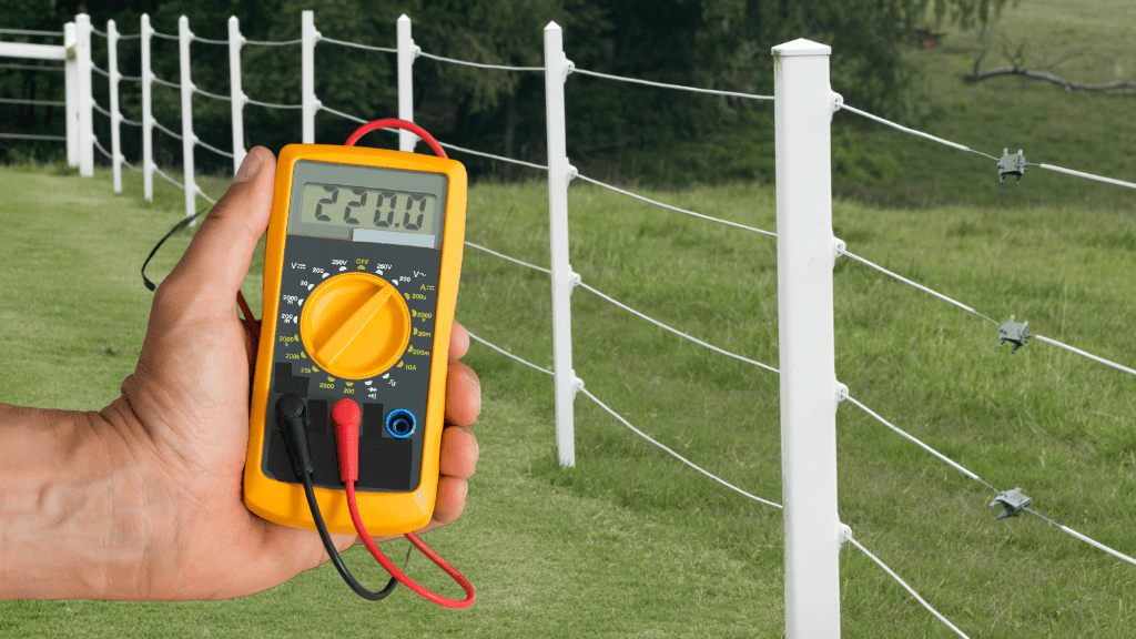 how to test electric fence with multimeter