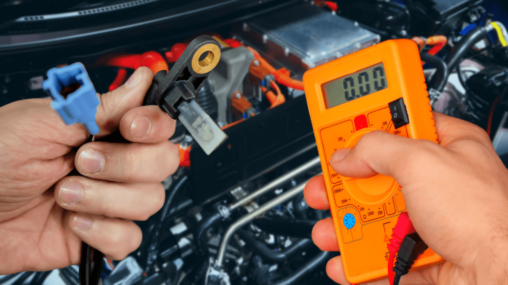 how to test a abs sensor with a multimeter