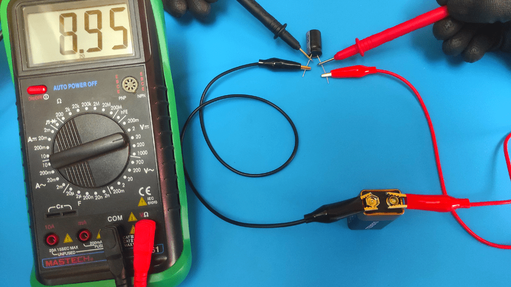 check for voltage reading