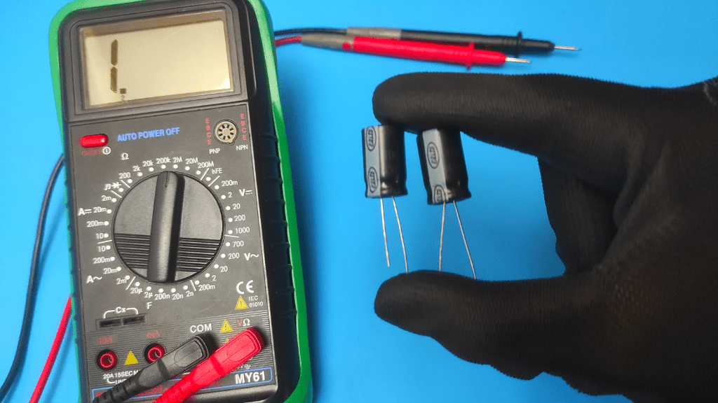how to test a capacitor with a multimeter