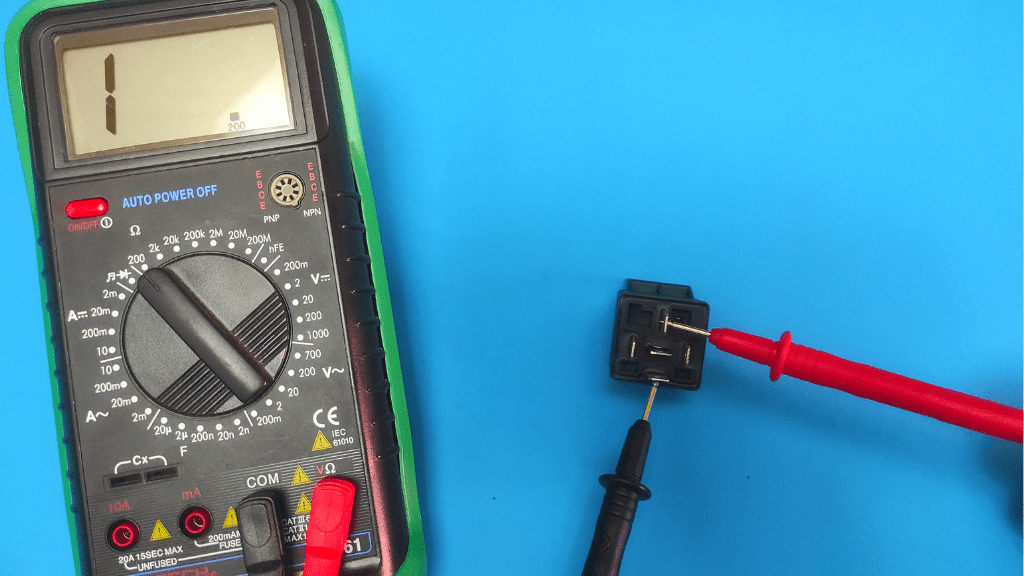 how to test a relay with a multimeter