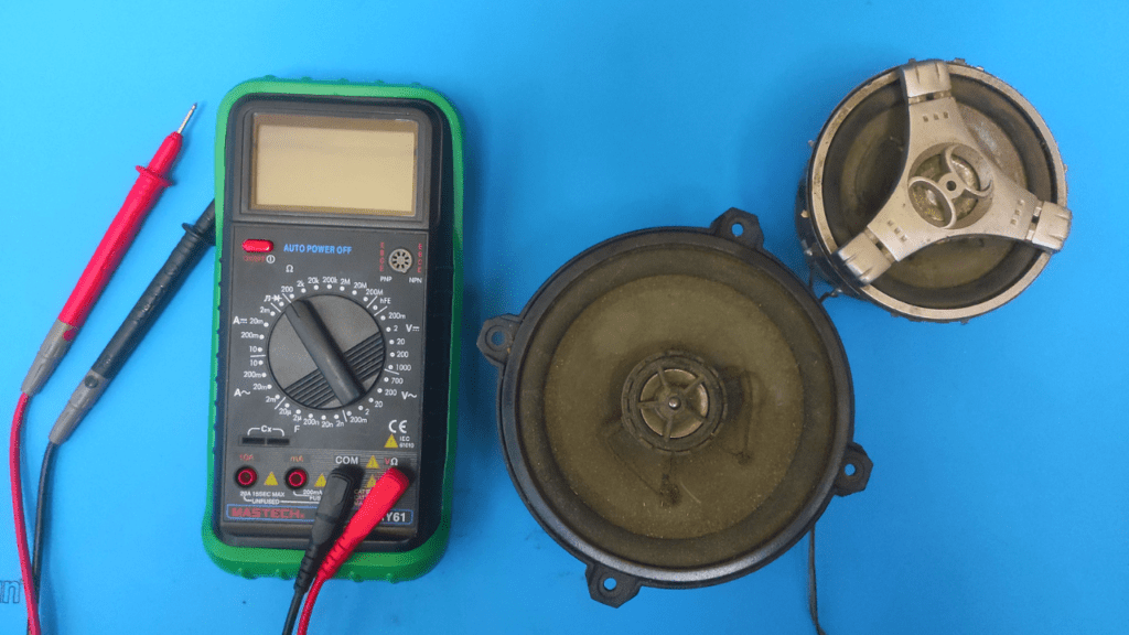 how to test a subwoofer with a multimeter