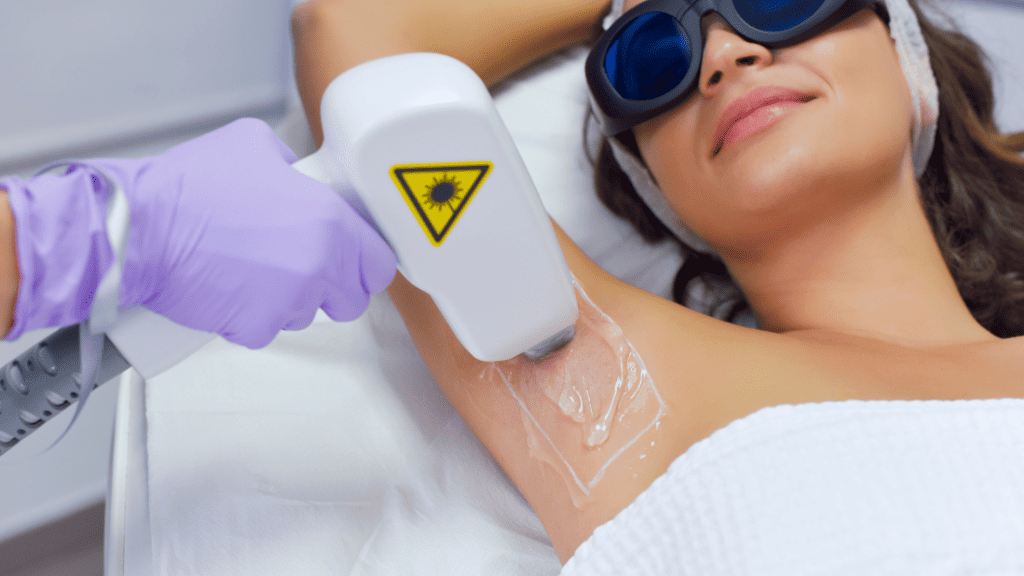 hair removal with laser diode