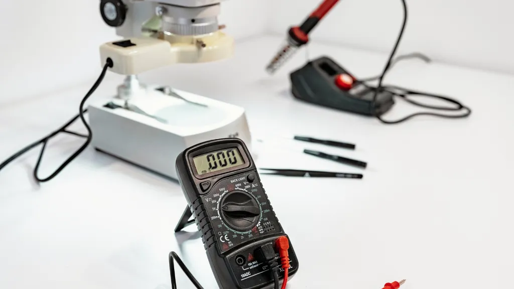 view of a multimeter